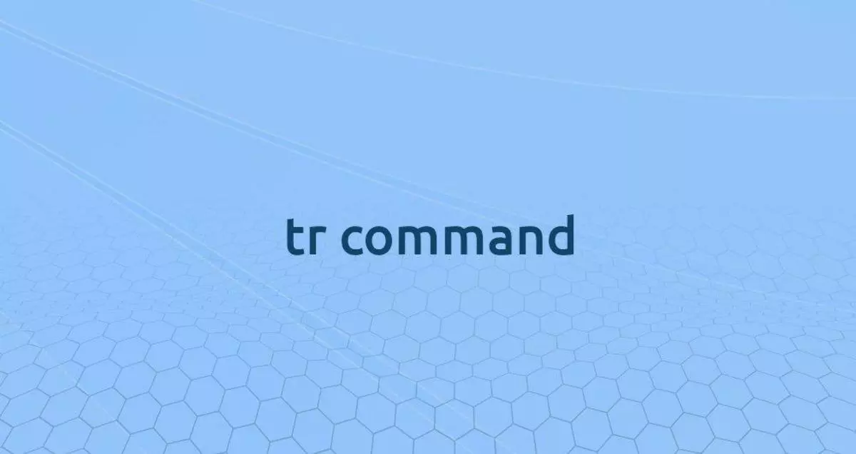 Linux tr命令详解与实例