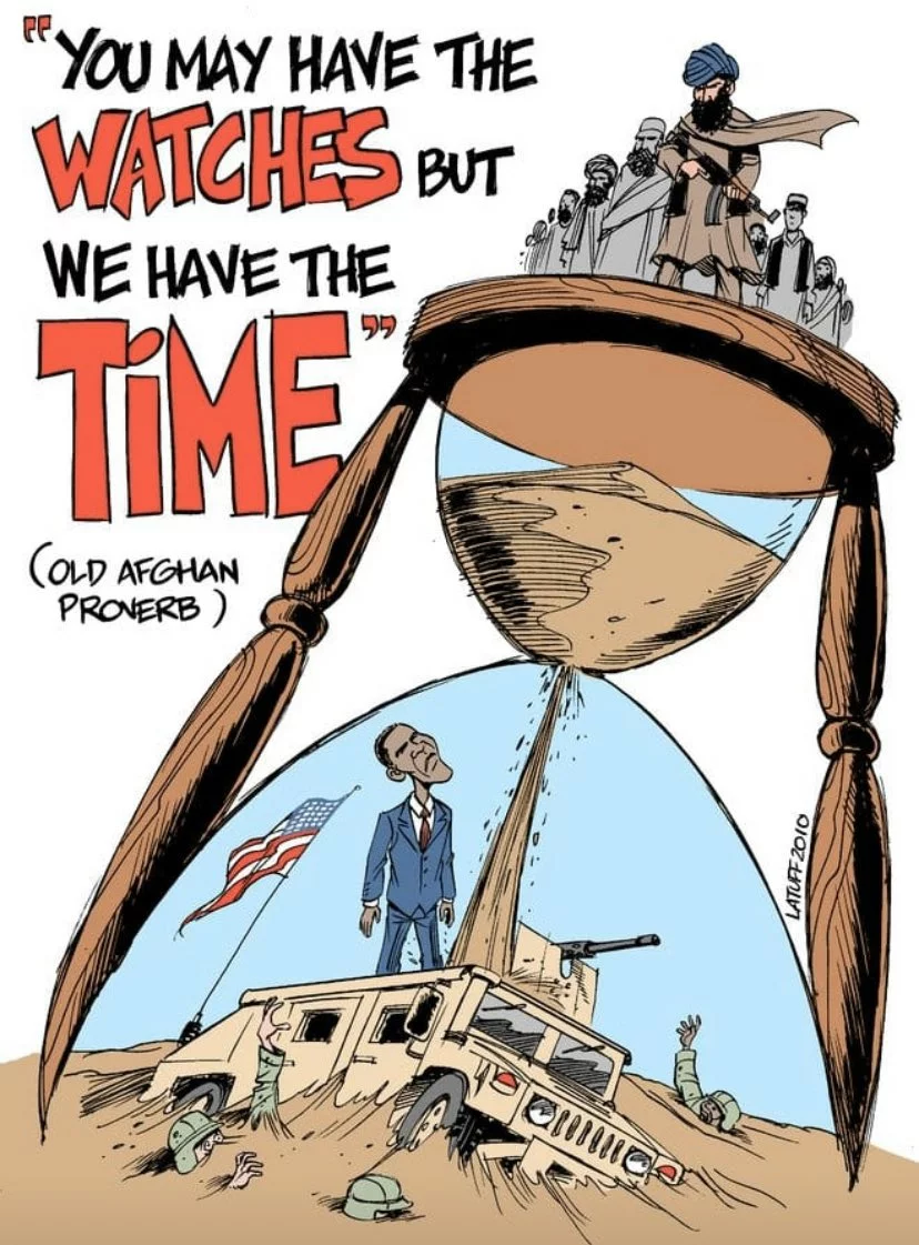 you may have the watches, but we have the time